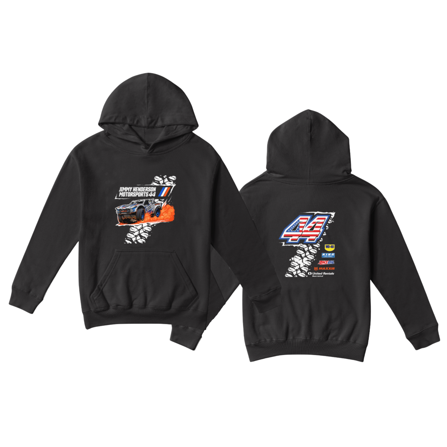 #44 Youth Hoodie Maverick American Flag