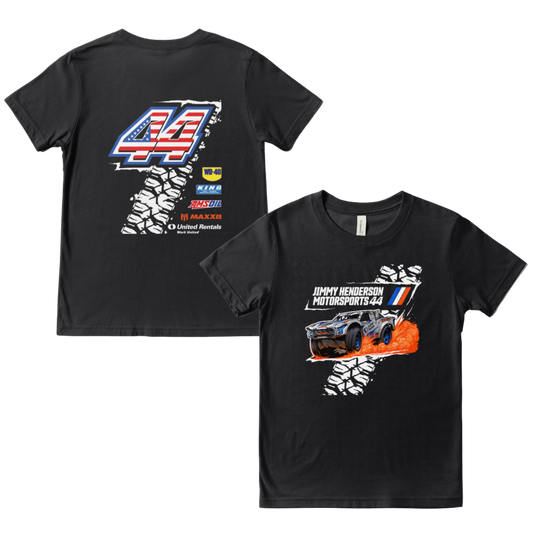 #44 Youth Tee Shirt Maverick American Flag