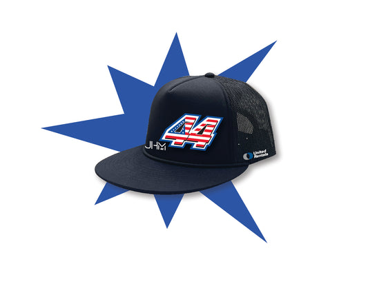#44 Foam Trucker Hat American Flag